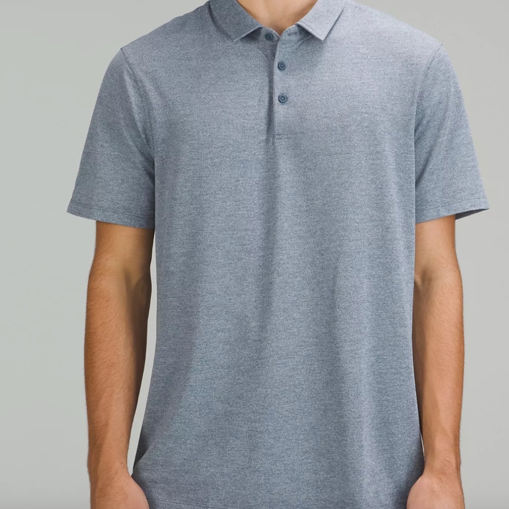 LuLuLemon Evolution Short-Sleeve Polo Shirt Pique Fabric